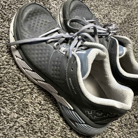 Hoka‎ Gaviota LTR Grey Leather  Women's Size 9 Running Trainer - Picture 4 of 9